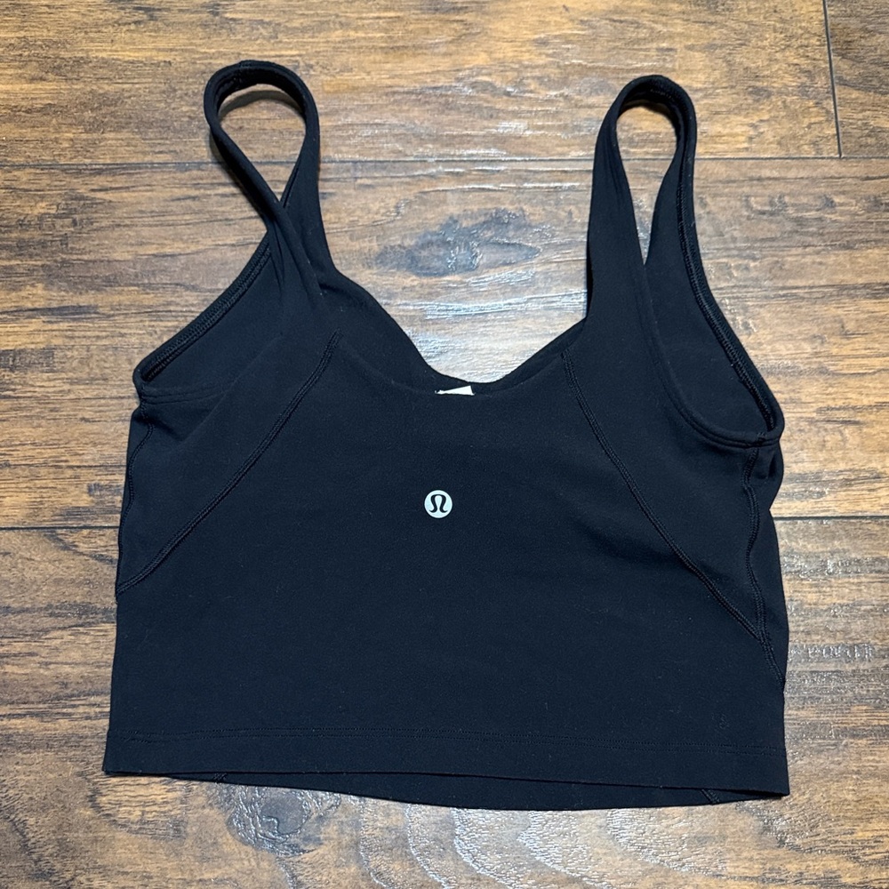 lululemon athletica Black Crop Top